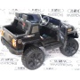   Rivertoys Jeep Wrangler O999OO 44 black