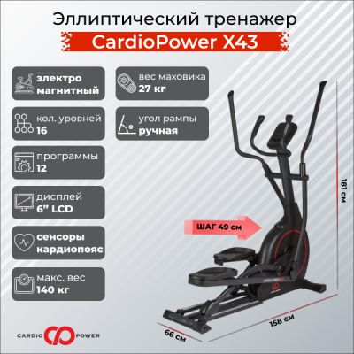    CardioPower X43 -      - "  "